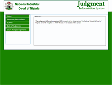 Tablet Screenshot of judgment.nicn.gov.ng